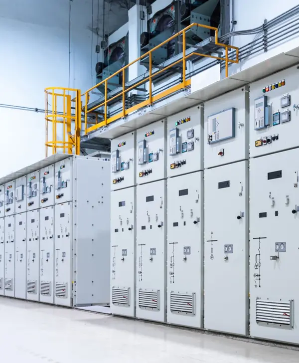 Schemat struktury rozdzielnic elektrycznych